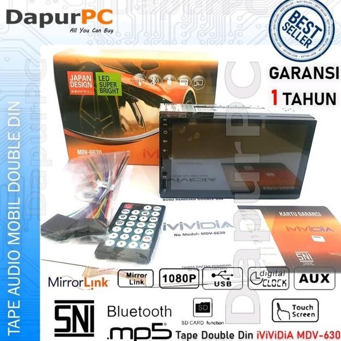 Head Unit AVI 1800 Decklas AVI 1800 Head Unit Double din AVI 1800