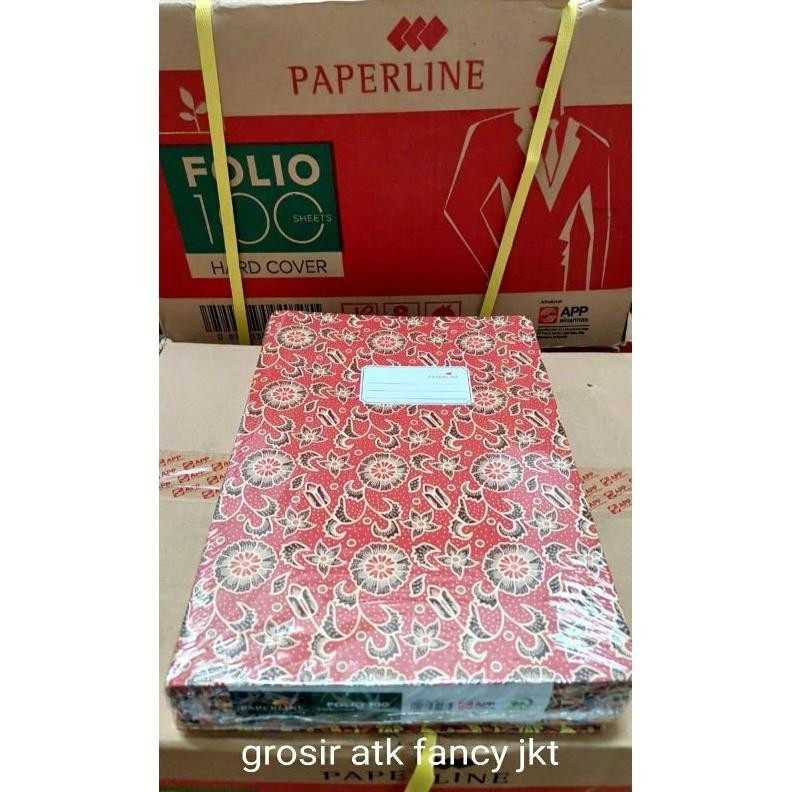 

( 5 Buku ) Buku Hard Cover FOLIO Paperline 100 Lembar ( 31x 21 cm ) hardcover Nugi