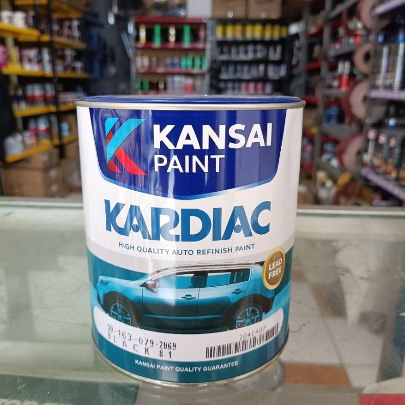 

Kardiac black / cat hitam gloss pekat 1L Nugi