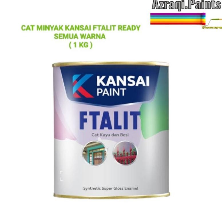 

CAT FTALIT ( 1 KG ) - CAT MINYAK KAYU DAN BESI ( ALL WARNA GLOSS ) Nugi