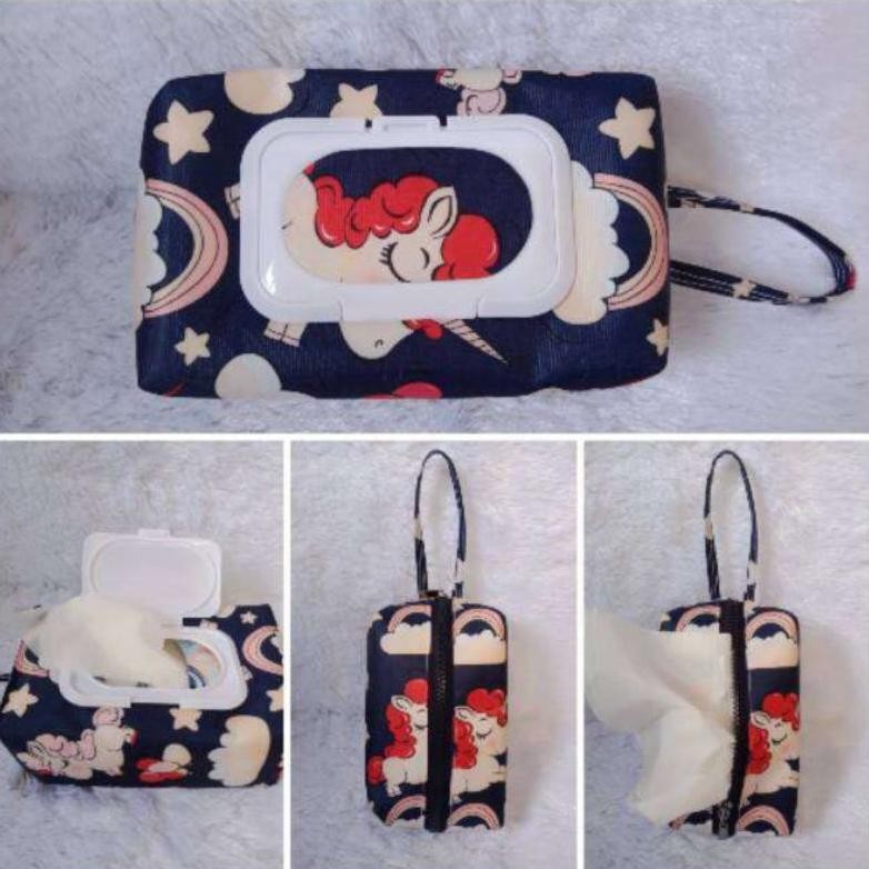 TEMPAT TISU 2 IN 1 / wet tissue pouch tisu basah dan kering Nugi