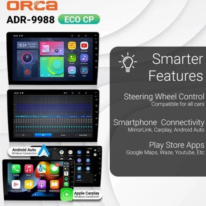 HU Android Orca 9 inch ECO Series ADR-9988 [ Dinasti Audio ]