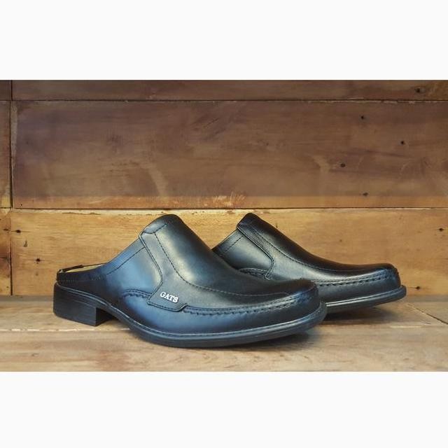 Sandal Slop Bustong Kulit Pria Gats Dn 1566 Hitam