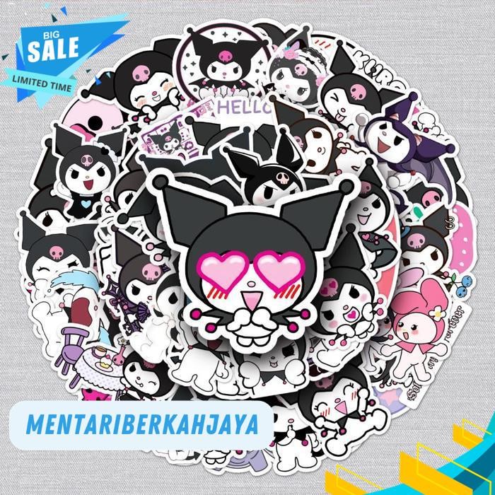 

50PCS SANRIO STIKER MOTIF/STIKER AESTHETIC KARTUN KUROMI/MELODY/BERUANG/HAMSTER/CINNAMON/ANJING LUCU STIKER TAHAN AIR UNTUK DEKORASI TELEPON SELULAR LAPTOP KOPERSEPEDA-GS BY MENTARI BERKAH JAYA