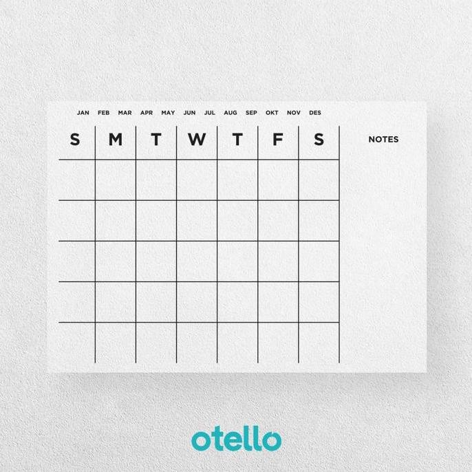 

Tersedia Wall Planner Akrilik Monthly Planner Dinding Jadwal Bulanan Schedule