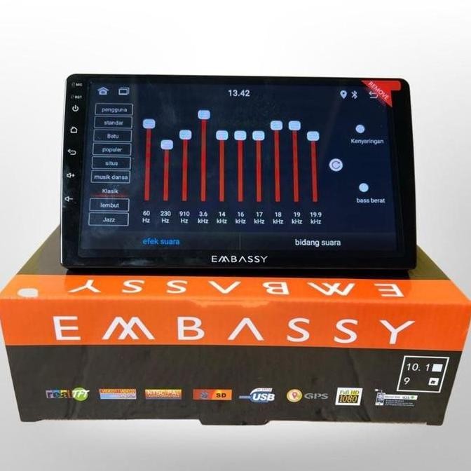 Headunit Android Embassy 9 inch Ram 2/32