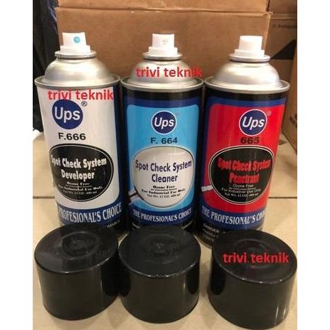 Promo Spotcheck Developer Penetrant Cleaner Spray Ndt Deteksi Retak Logam Non Destructive Test