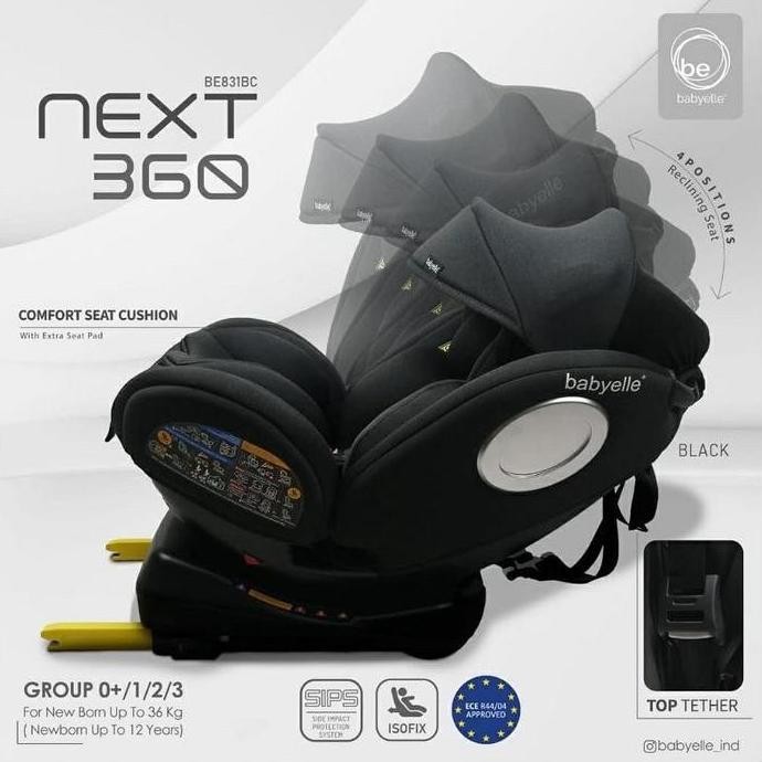 TERBARU - Car seat babyelle next 360