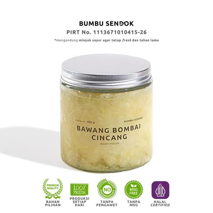 

Diskon! Bumbu Sendok Bawang Bombai Cincang dalam Minyak 400g - Siap Pakai