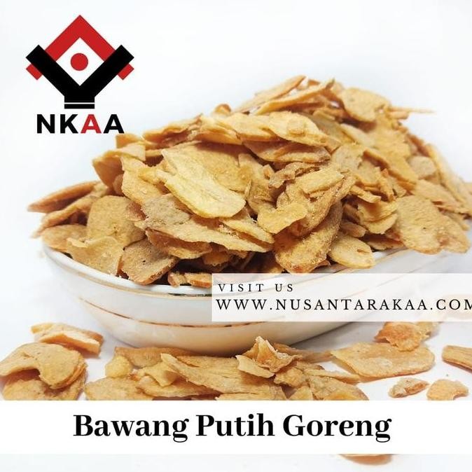 

Diskon! Bawang Putih Goreng Renyah Gurih 500gr Siap Saji