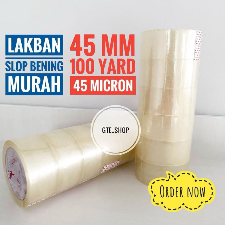 

Rd1- Lakban Bening Slop (6Pcs) Promo Murah 100Yard Lakban Super Murah Solatip Isolasi Opp Lakban Bening Lakban Coklat Lakban Super Lakban Dus Lakban Opp Isolasi Solatip Lakban Kuat Lakban Super Lakban Promo Lakban Lengket Plakban Daimaru Lakbancoklat