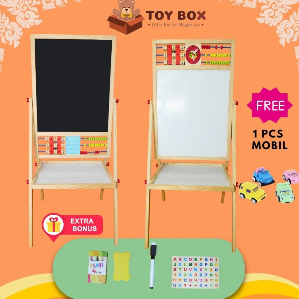 

Terlaris Mainan Uk Large 2In1 Magnetic Education Board - ( Black Dan Whiteboard ) Papan Tulis Besar Belajar / Menggambar / Berhitung Anak Dengan Sempoa Berhitung Model Berdiri Besar