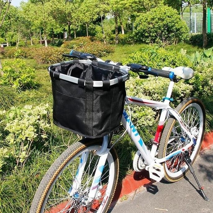 Keranjang Serbaguna Deemount Basket Belanja Tas Depan Keranjang Sepeda Mtb Lipat