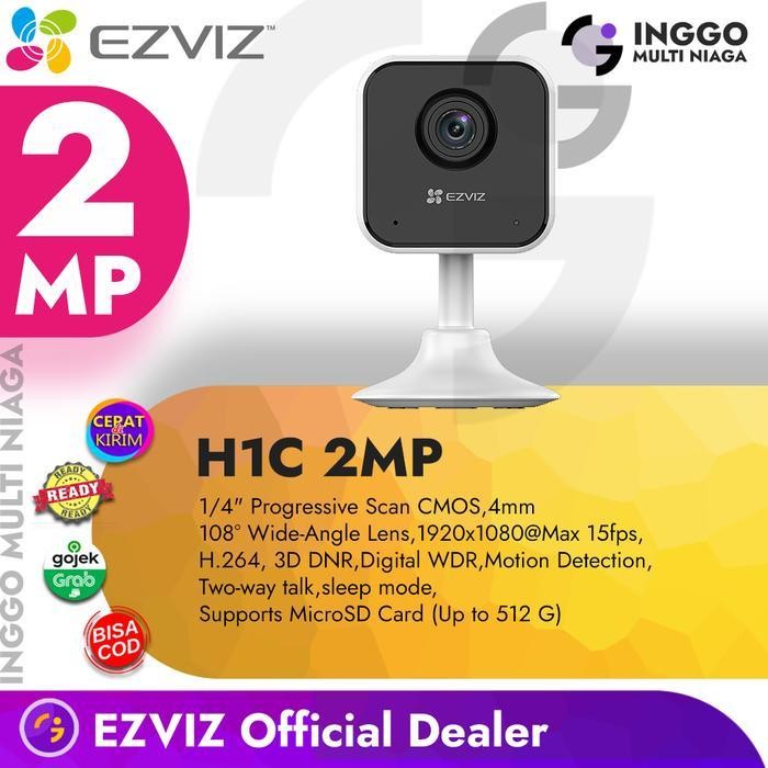 Gis Ezviz H1C Smart Home Wifi Ip Camera Indoor Cctv Type C Wireless Portable Ipcam