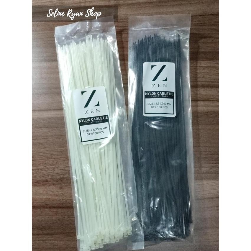 

Rd1- Kabel Ties /Tali Pengikat Nylon 30Cm (Per Pack 100Pc)