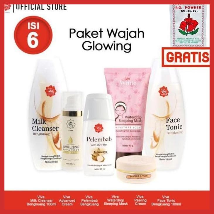 AJMALL PAKET VIVA WAJAH WHITENING & GLOWING/PERAWATAN WAJAH VIVA SIAP KIRIM