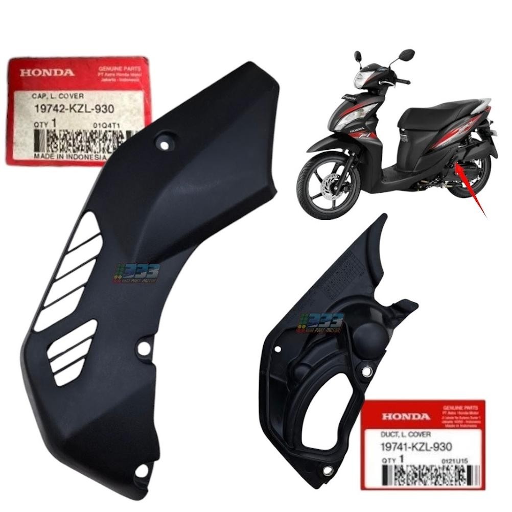 COVER TUTUP BLOK CVT SPACY FI SPACY KARBU 19741KZL930 19742KZL930