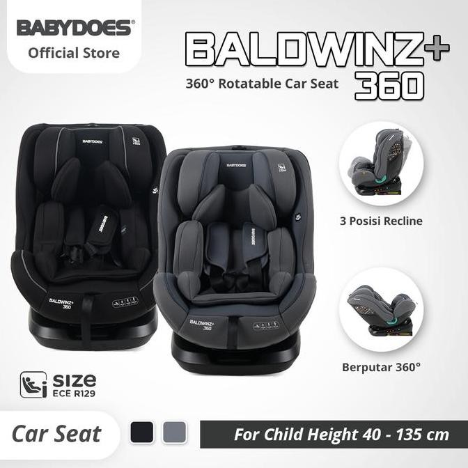 Babydoes Carseat Baldwinz+ 360 Rotatable Car Seat 360