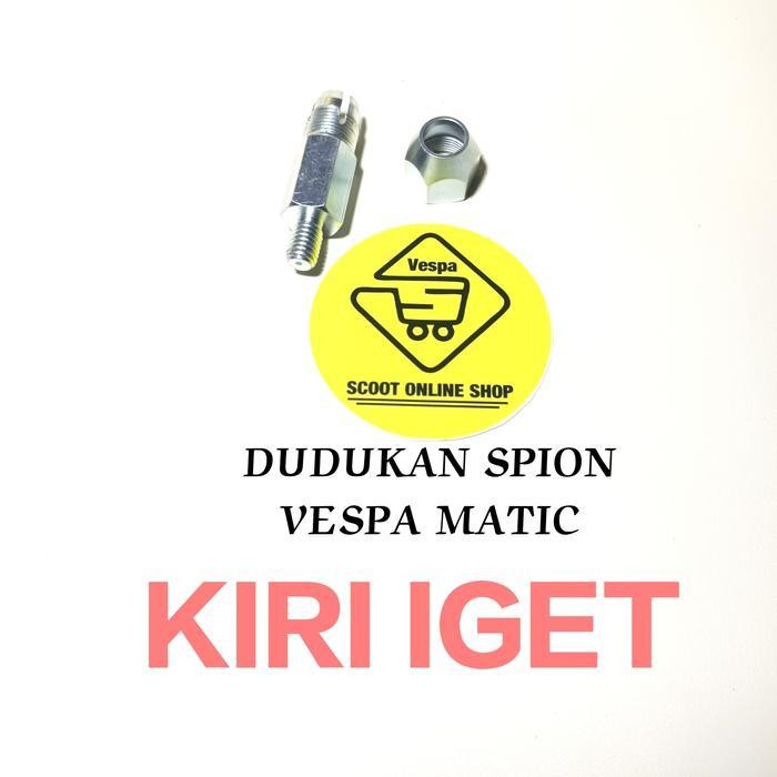 DUDUKAN SPION VESPA MATIC ALL IGET KIRI