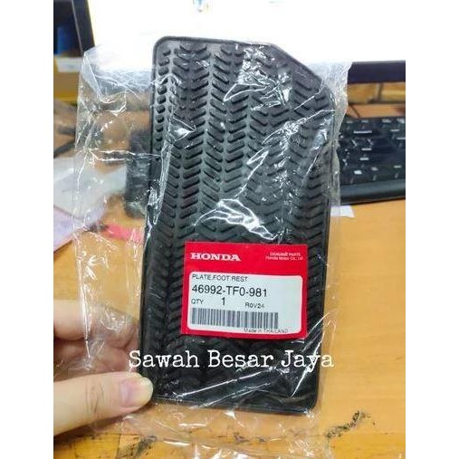 FOOT REST TATAKAN KAKI COVER PAD PEDAL KIRI JAZZ RS GE8 FREED MOBILIO