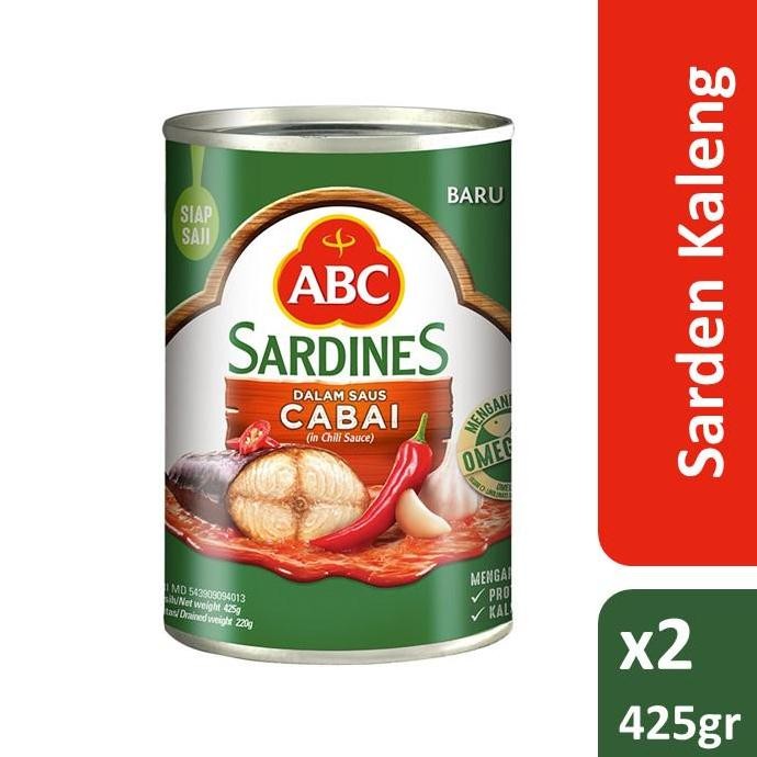 

NO_MORE ABC Sarden Saus Cabai 425 g x 2 pcs