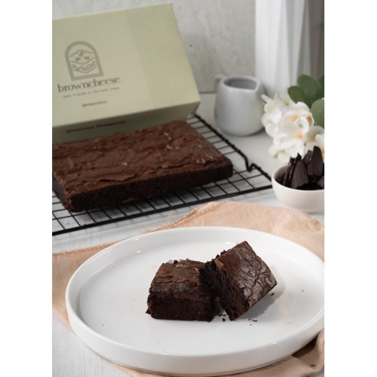 

Browncheese Brownies Panggang 20X10 Fudgy Brownies