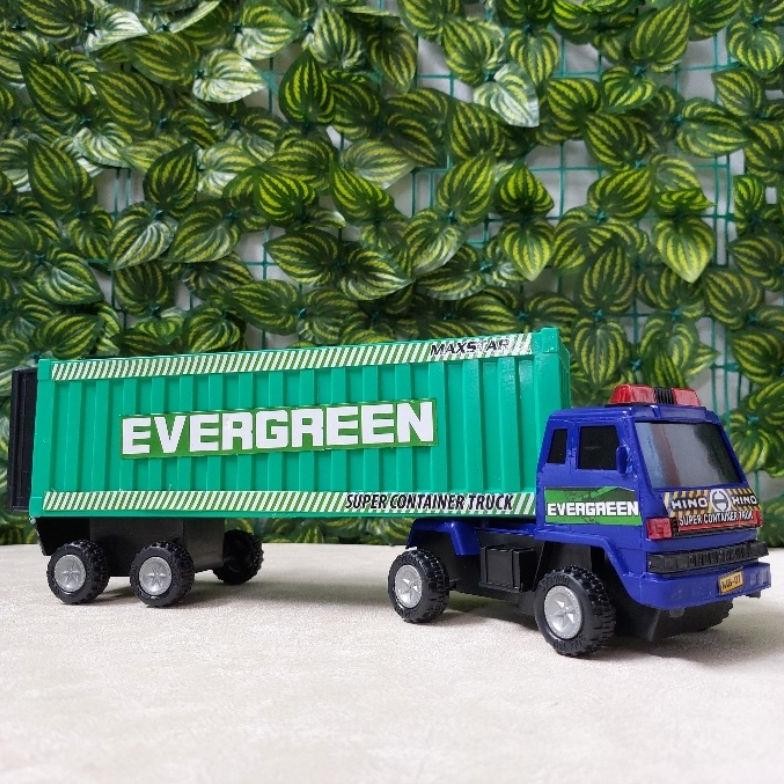 Zai-2530 Mainan Anak Truk Box Expedisi Mobil Mobilan Truk Kontainer