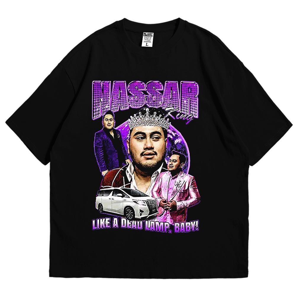 Promo Rollingstout T-Shirt Nassar Dead Lamp Kaos Band Kaos Parodi Baju Musik Metal Rock