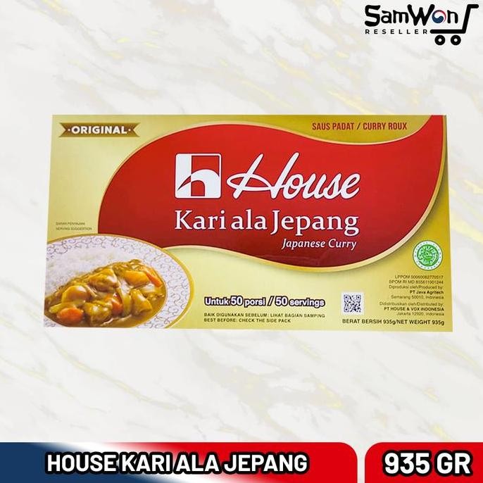 

House Curry Bumbu Kari Saos Paste JEPANG 1kg (Bisa untuk 50 porsi)