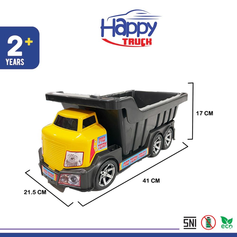 Vb-8 Happy Truck Pro Team Mobil Truk Mainan Anak - Mainan Truk Besar Dan Kuat Untuk Anak