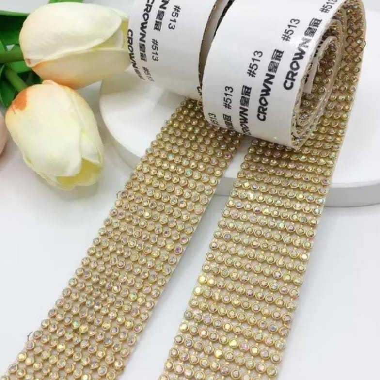 

Termurah Aksesoris Berlian Diamond Tikar Diamond Gosok Premium Quality (10 Baris X 60Cm) Sale