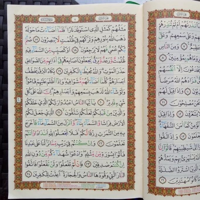 

Alquran As-samad uk Besar A4 dilengkapi Tajwid Warna Al-Quran Mushaf Assamad Beras Alfath CS