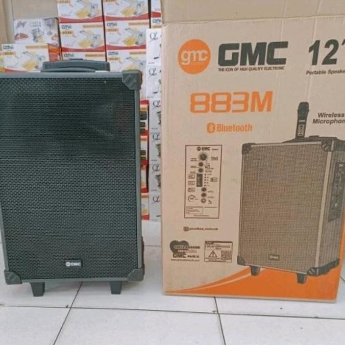 Gmc 883M Speaker Portabel/Ampli Meeting Bluetooth 12 Inch Deskripsi Speaker Portable Gmc 883M Blueto