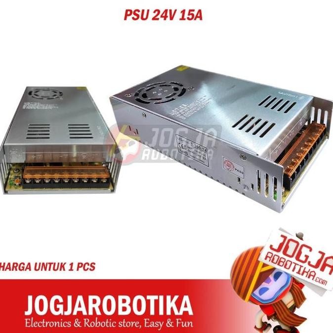 Power Supply 24V 15A Psu 24V 15A Switching Smps New Stok