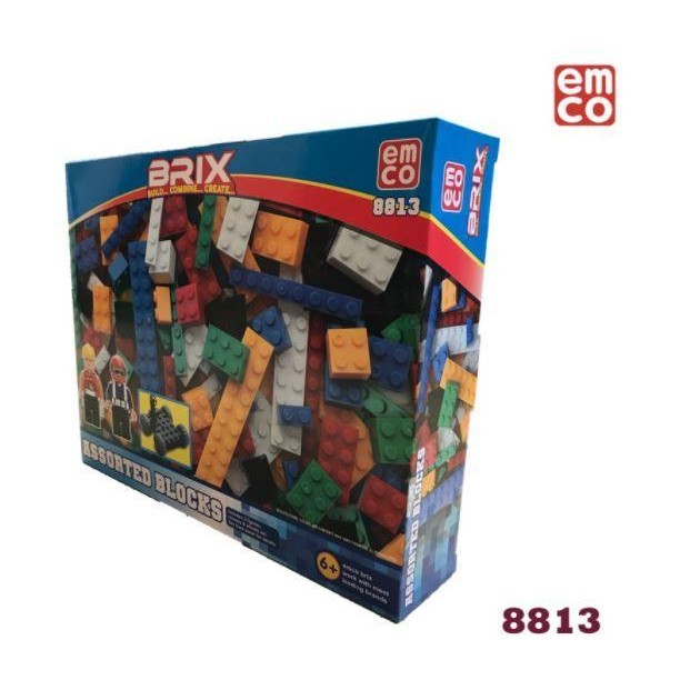 EMCO brix 8813 Assorted Block | Mainan Edukasi Building Block Berkualitas
