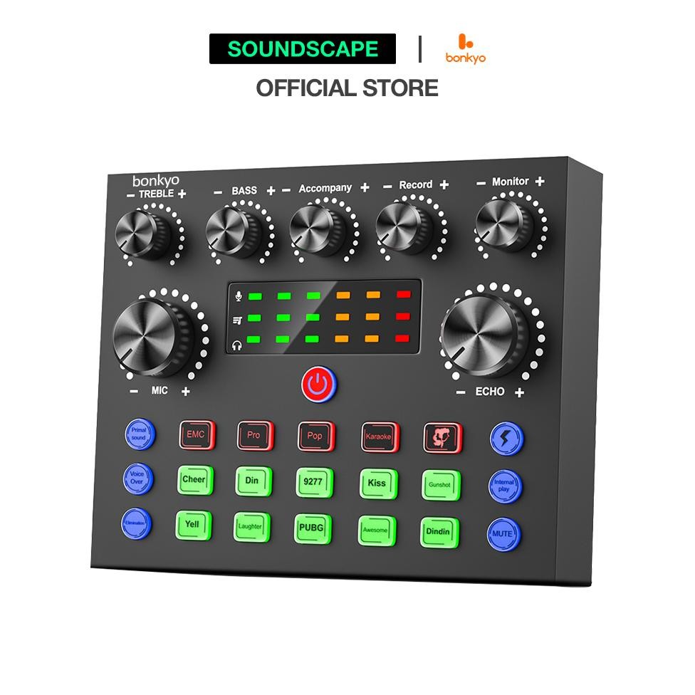 RAKSA Soundscape bonkyoCOD V8S SoundCard Bluetooth Audio Usb External soundcard V8S plus - S7