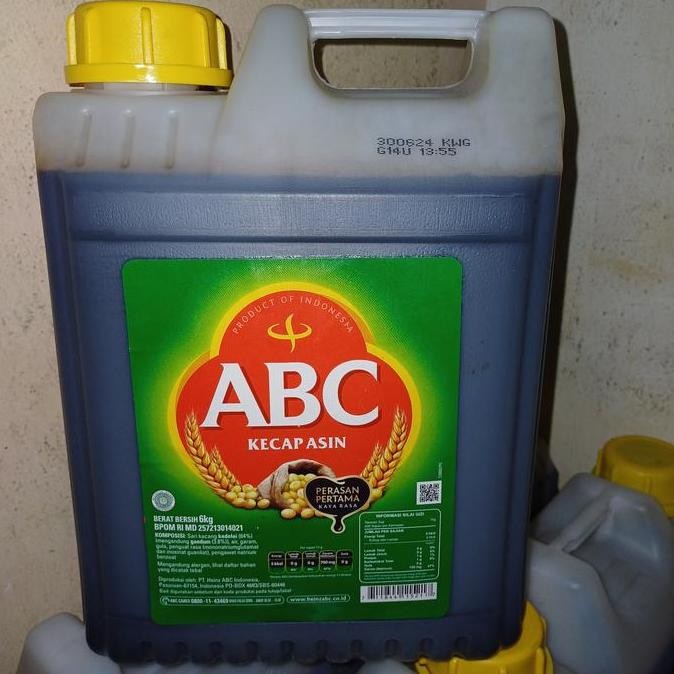 

Promo Kecap Asin ABC 6 Kg Jerigen | Soy Sauce Besar Refill Masakan
