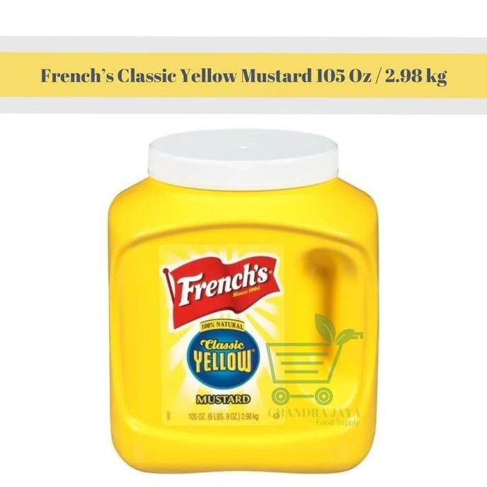 

Promo Frenchs Yellow Mustard 2.98 Kg | Saus Mustard Jumbo Ori USA