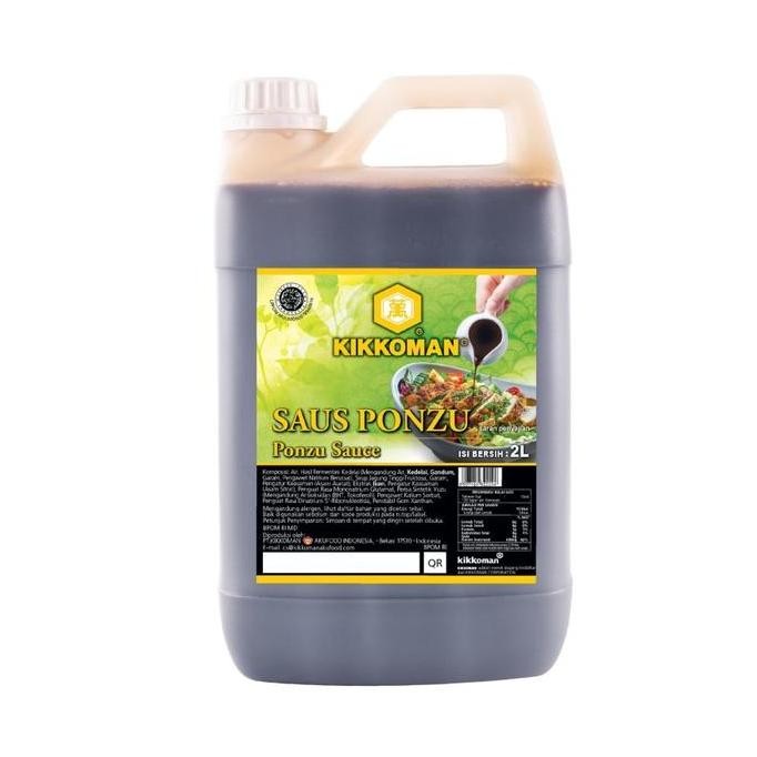 

Promo Kikkoman Ponzu Sauce HALAL 2L | Saus Jeruk Jepang | Jerigen 2.2kg Original