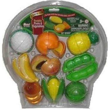 TERBARU MAINAN REDBOX RB-22241 PEELABLE FRUIT & VEGETABLES TERMURAH