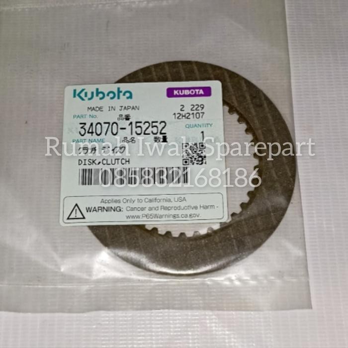 AS Kampas PTO Disk Clutch PTO Traktor Kubota L4400