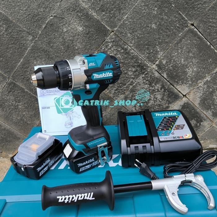 MPS Bor Makita DDF 486 Bor Baterai Makita 18V Drill Driver Makita Cordless