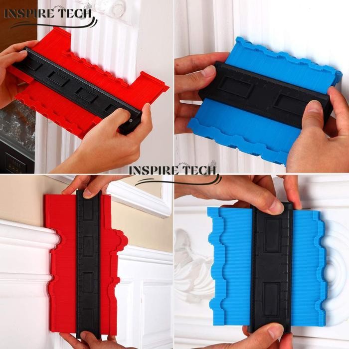 

MPS Penggaris Kontur Copy Siku Sudut Duplicator KeramiK 5 6 10 Inch