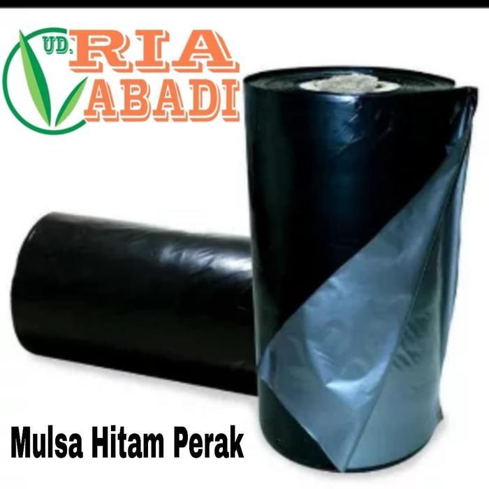 AS Plastik Mulsa Hitam Perak - Lebar 160 Cm - 1 Pcs