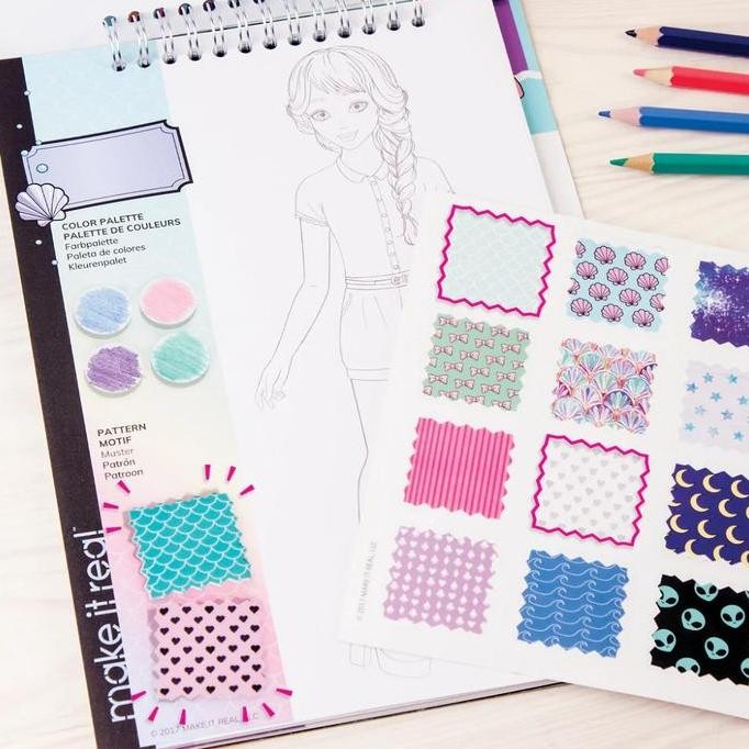 TERBARU MAKE IT REAL SET SKETCHBOOK PASTEL POP TERMURAH