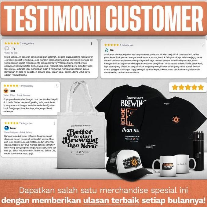 

Kopi Arabika Brazil Cerrado Arabica Coffee Beans 1Kg Coffe Biji Bubuk