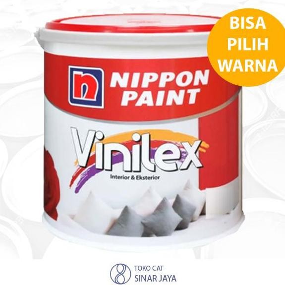 Cat Tembok Vinilex 5kg - Nippon Paint Vinilex Kembang 5kg