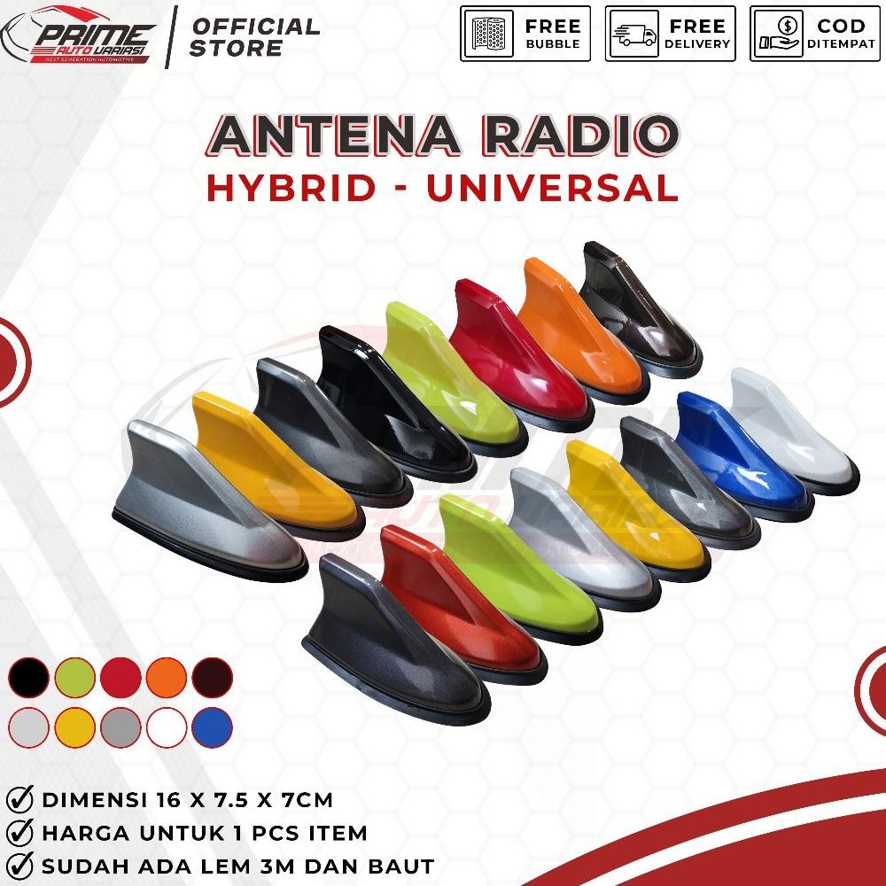 Antena Radio Sirip Hiu Hybrid Mobil New Jazz Brio Mobilio BRV HRV aSt