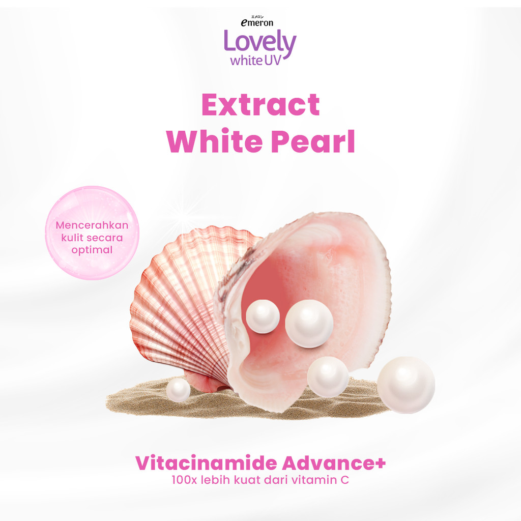 Emeron Lovely White Hand & Body Lotion UV Insta Bright 500 ml x2 - Gambar 3