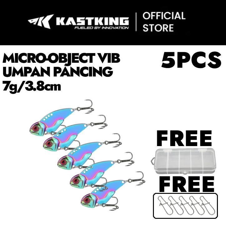 [OFFICIAL] KASTKING VIB Metal Umpan Pancing 5PCS Set Box (7g/3.8cm) Bait Lure JIG Casting Bladebaits